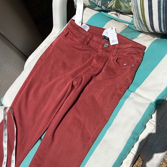 NWT Current Elliott The Original Stiletto Washed Berry Size 28 - Picture 5 of 10